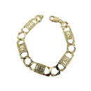 12mm 10k gold  Hand made Meduza Bracelet