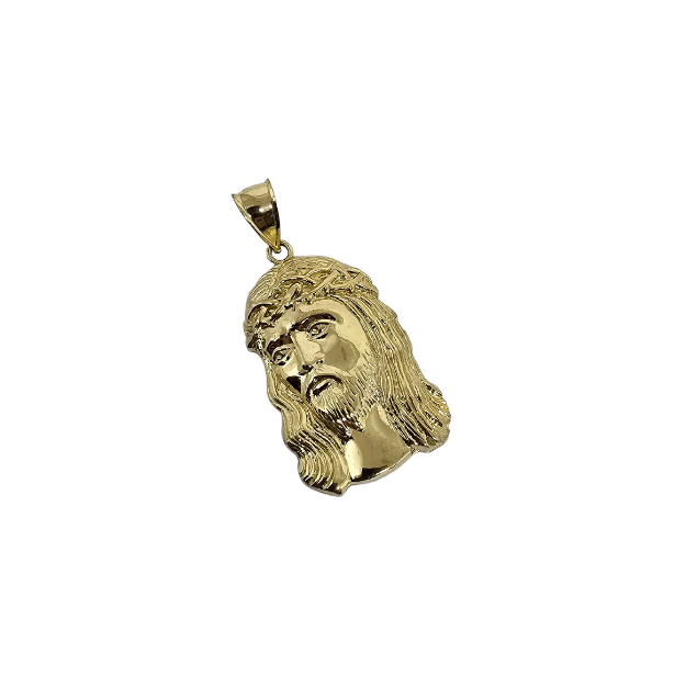 10k Gold Jesus Pendant New