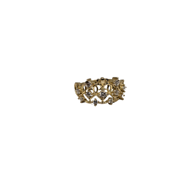 10k Gold Aliona Crown Ring