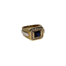 10k blue Stone Gold Men’s Ring