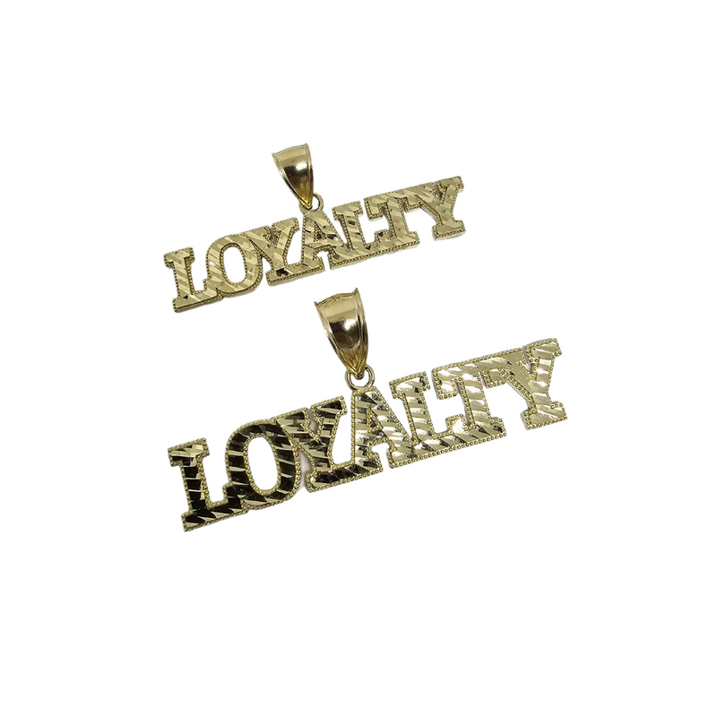 10k LOYALTY Gold Pendant