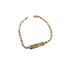 Bracelet Bébé Chaîne Figaro Or Jaune 10K BABY-002