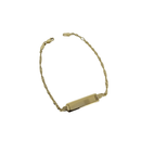 10K Yellow Gold Leonard  Baby Bracelet