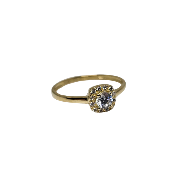 10k Gold Stone  Women Ring New