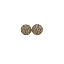 10k Studs Square Earrings Zirconia Stones New