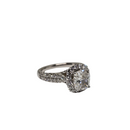 14k 2.96ct Cushion Shape VS Diamonds Ring