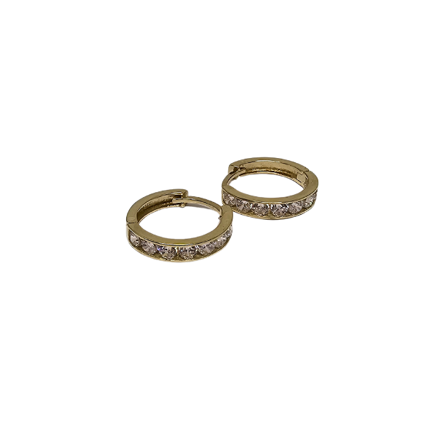 10k Huggies Earring Yellow Gold