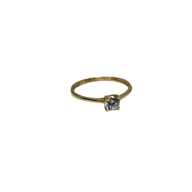 10k Gold Luna Ring