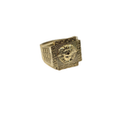 10K Gold Medusa Men’s Ring