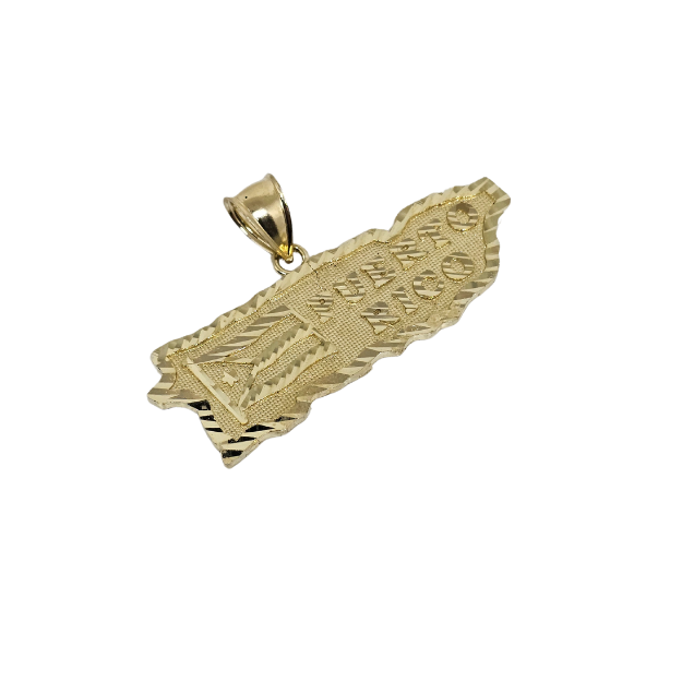 10k Gold pendant Puerto Rico  New