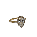 14k 2.53ct Pear shape VS Diamonds