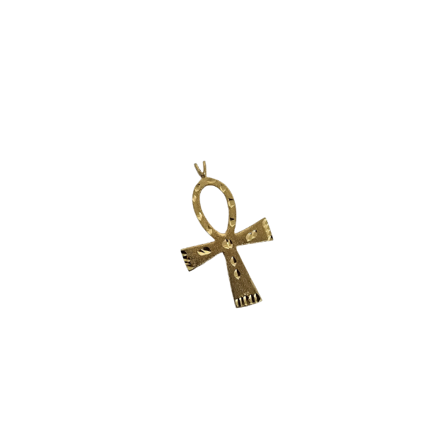 Pendentif croix en or 10k Edoardo