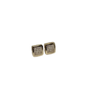 10K Yellow Gold Stud Earrings with Zirconia NEW