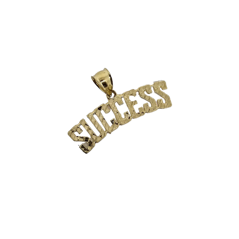 10k Success Gold Pendant