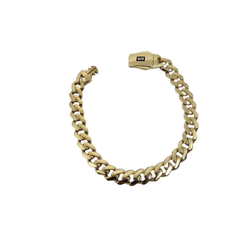 8mm Monaco Bracelet Yellow gold