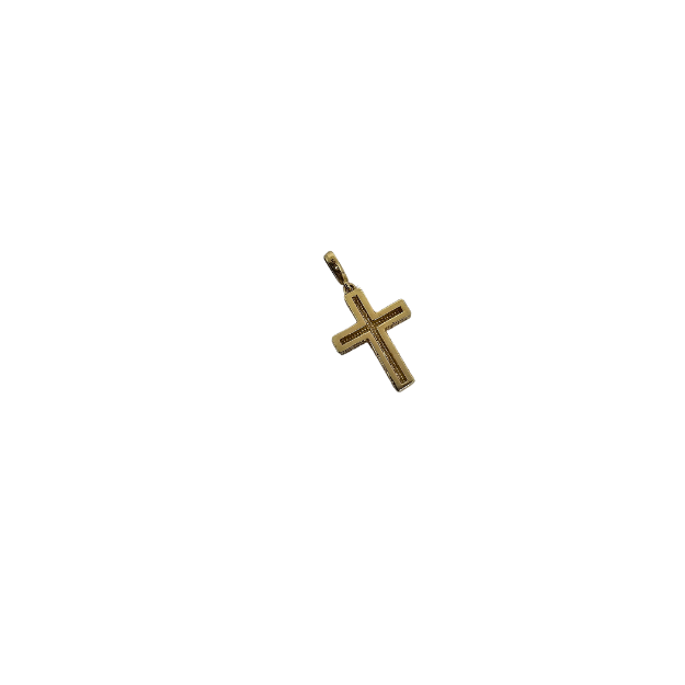 Gold  Cross Pendant Andriano