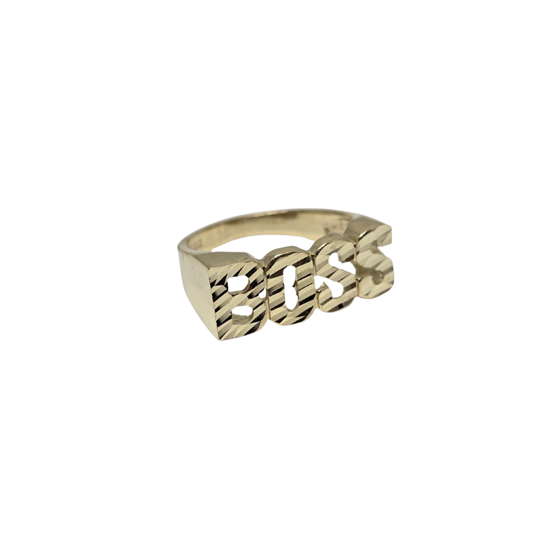 10K Gold Boss round Men’s Ring
