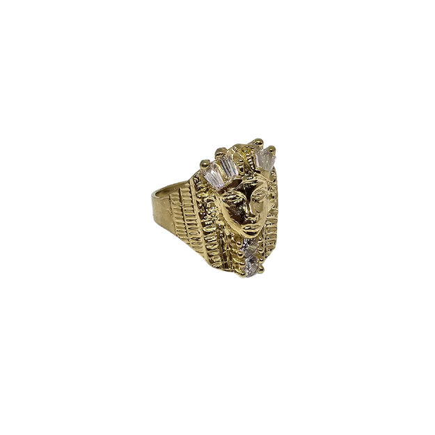 10k Gold American Indian  Ring