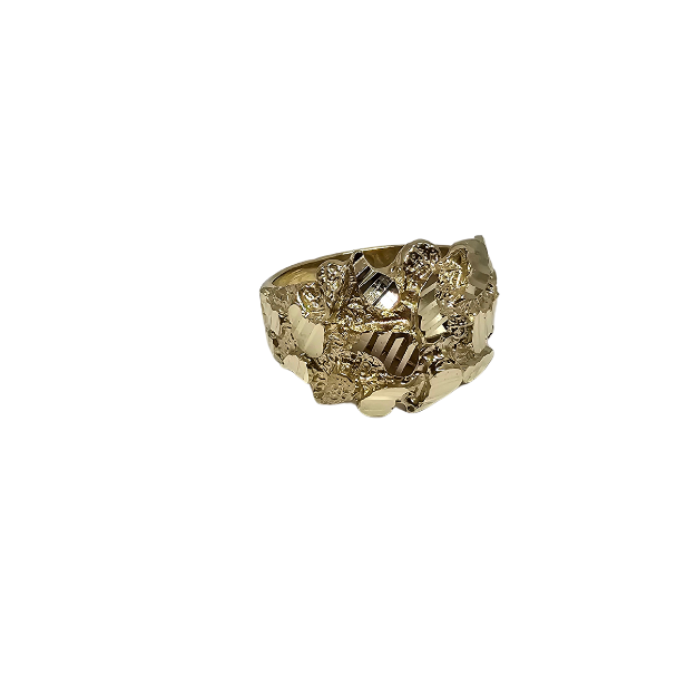 10k Gold Nugget Ring