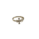 Sacred Shine: 10K Yellow Gold Cross Ring