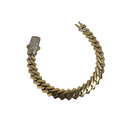 11mm Monaco edge Bracelet or jaune 10k