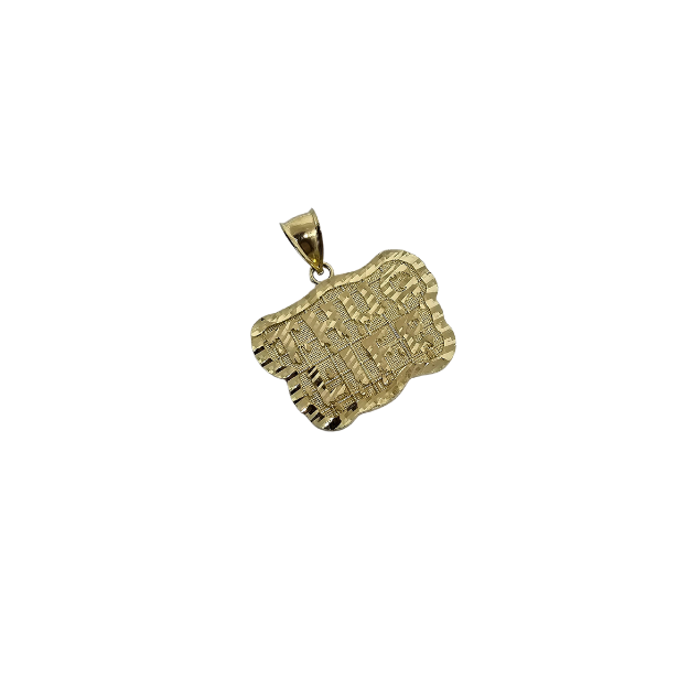 10k Gold Thug Life  Pendant New