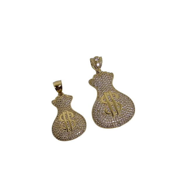 10k Gold Money Bag New CAL-54