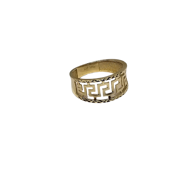 10k Gold Medusa design Women Ring New