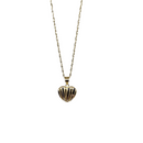 10k Singapour chain + Love Heart 10k Gold DREY-779