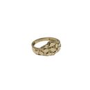 Raw Power: 10K Gold Nugget Men’s Ring
