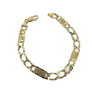 8mm 10k gold  Hand made Meduza Bracelet