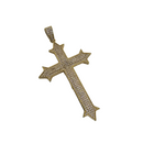 10k Gold Cross Pendant NEW
