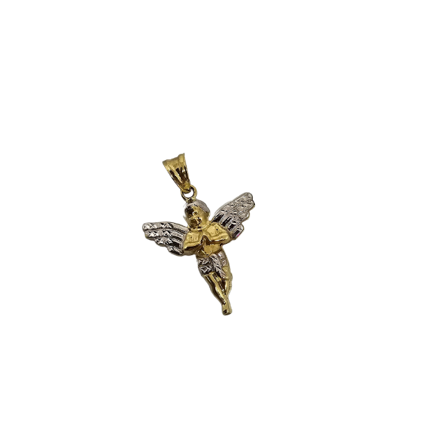 10k Gold pendant  Angel  New