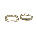 10k round style  earings