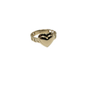 Love Lasting : 10K Yellow Gold Heart Ring for Women