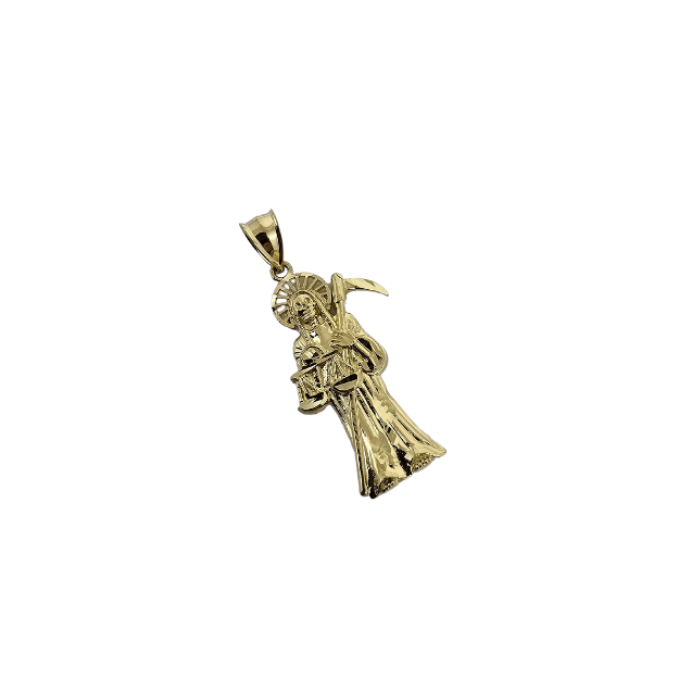 10k Gold Reaper Pendant