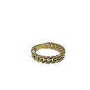 10k 5mm Miami Cuban Link Ring