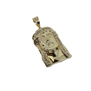 10K yellow Gold Jesus Face Pendant New DREY-003