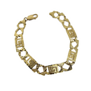 10mm 10k gold  Hand made Meduza Bracelet