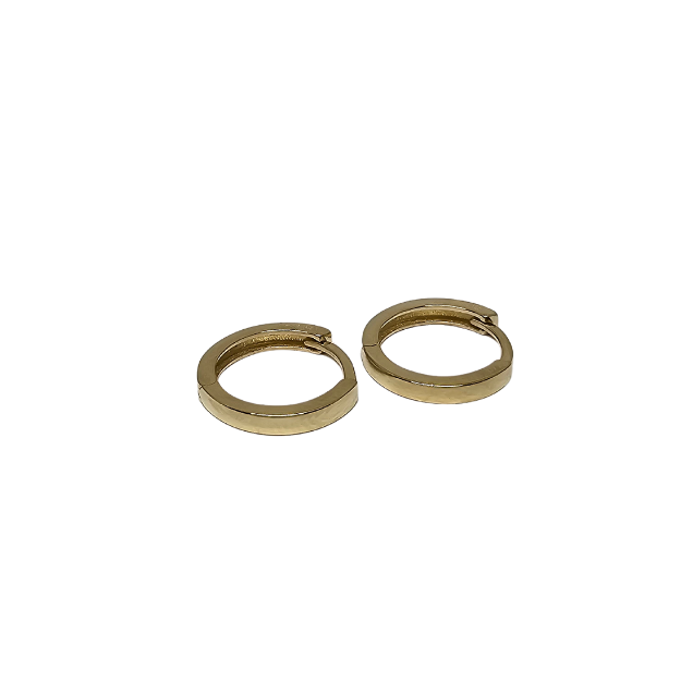 10k Huggies Earring Yellow Gold