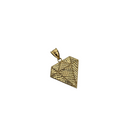 10K Gold Diamond Pendant New