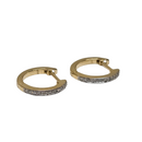 10k huggys 0.10ct Diamants