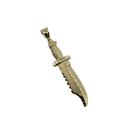 Knife - 10K Gold  Pendant