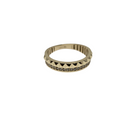 Luna Spark – 10K Yellow Gold Ring with Zirconia Accents