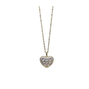Singapore Chain with heart meduse 10k gold