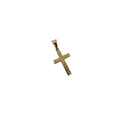 Cross meduse Pendant in 10k Gold reversible