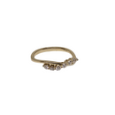 Stunning Natural diamond 0.30 carat  with  14kt yellow Gold Ring NATDIA3