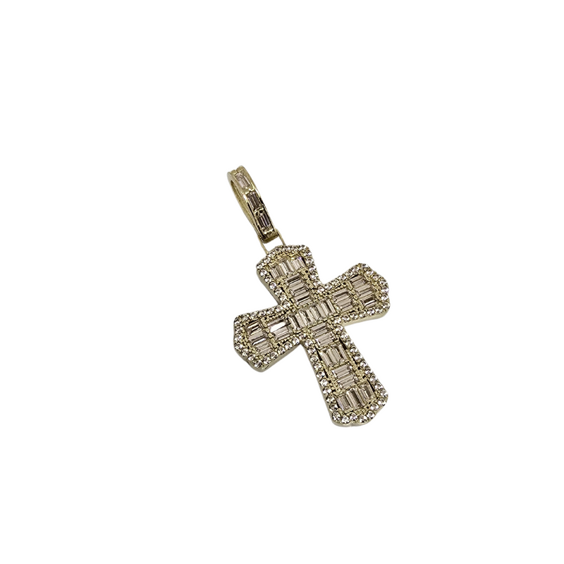 10K Gold Cross Pendant – Symbol of Faith