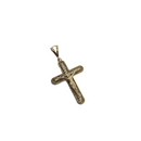 Classic 10K Yellow Gold Cross Pendant – A Timeless Statement