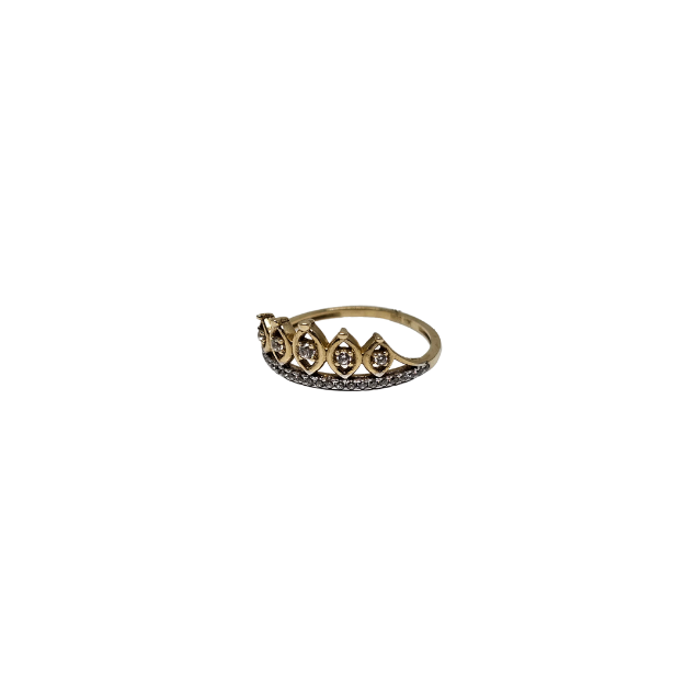 10k Gold Ariana Crown Ring